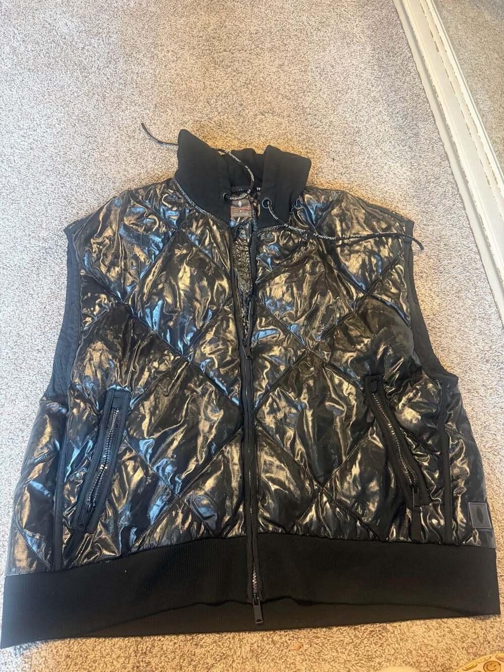 FP Movement Quilted Shiny Hooded Puffer Vest